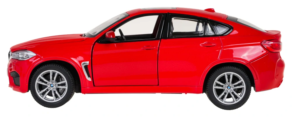 Rastar Model Kovové Auto BMW X6M 1:24, červené