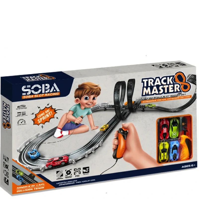JOKO Autodráha 694cm so 4 autíčkami + adaptér