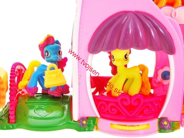 Hasbro Ponny Park, Domček pre Poníky rozkladací, ružový
