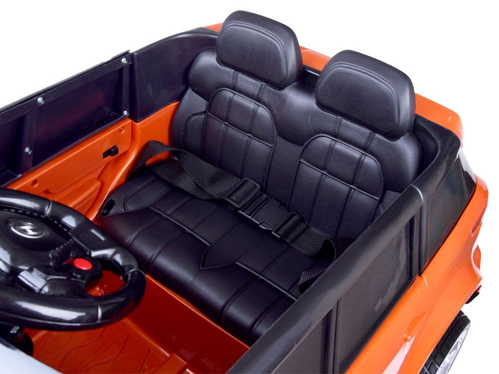 JOKO Elektrické autíčko Range Land RAPID RACER, Penové kolesá, USB, MP3, oranžové