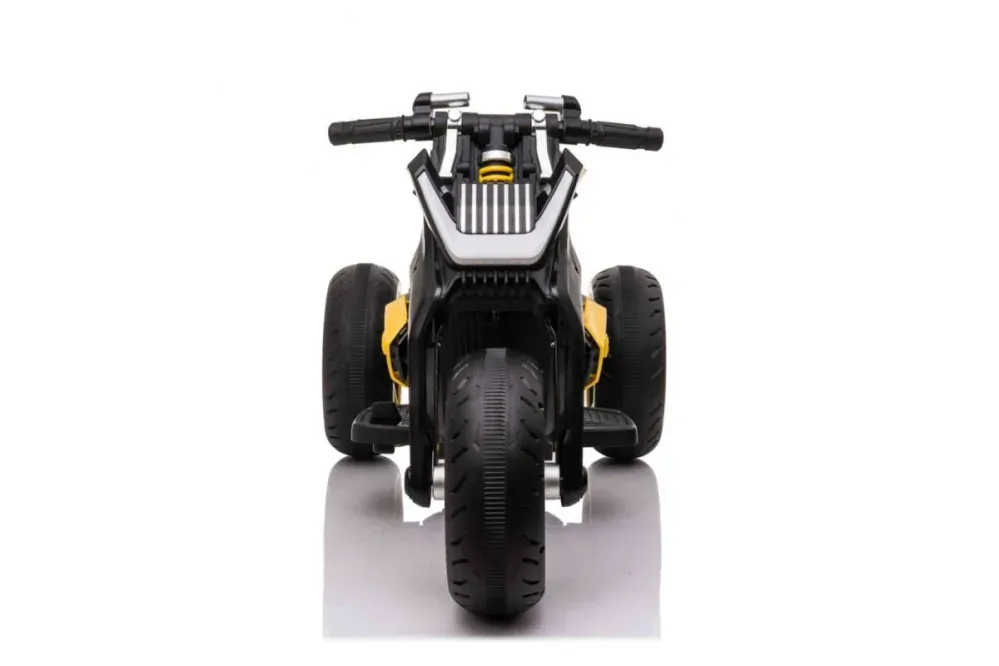 JOKO Elektrická motorka Future 109cm, penové kolesá, žltá