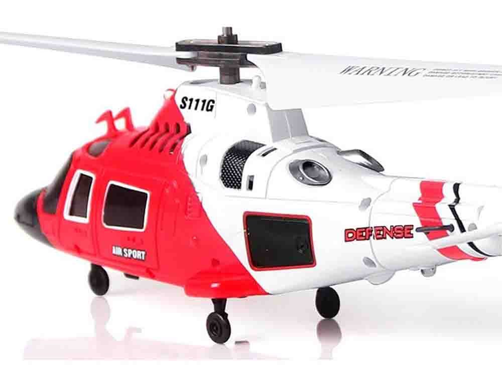 Syma RC Vrtulník S111G na diaľkové ovládanie, červený