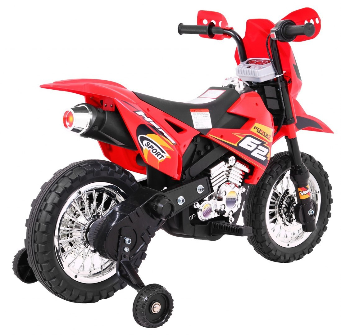JOKO Elektrická motorka Crosska, červená