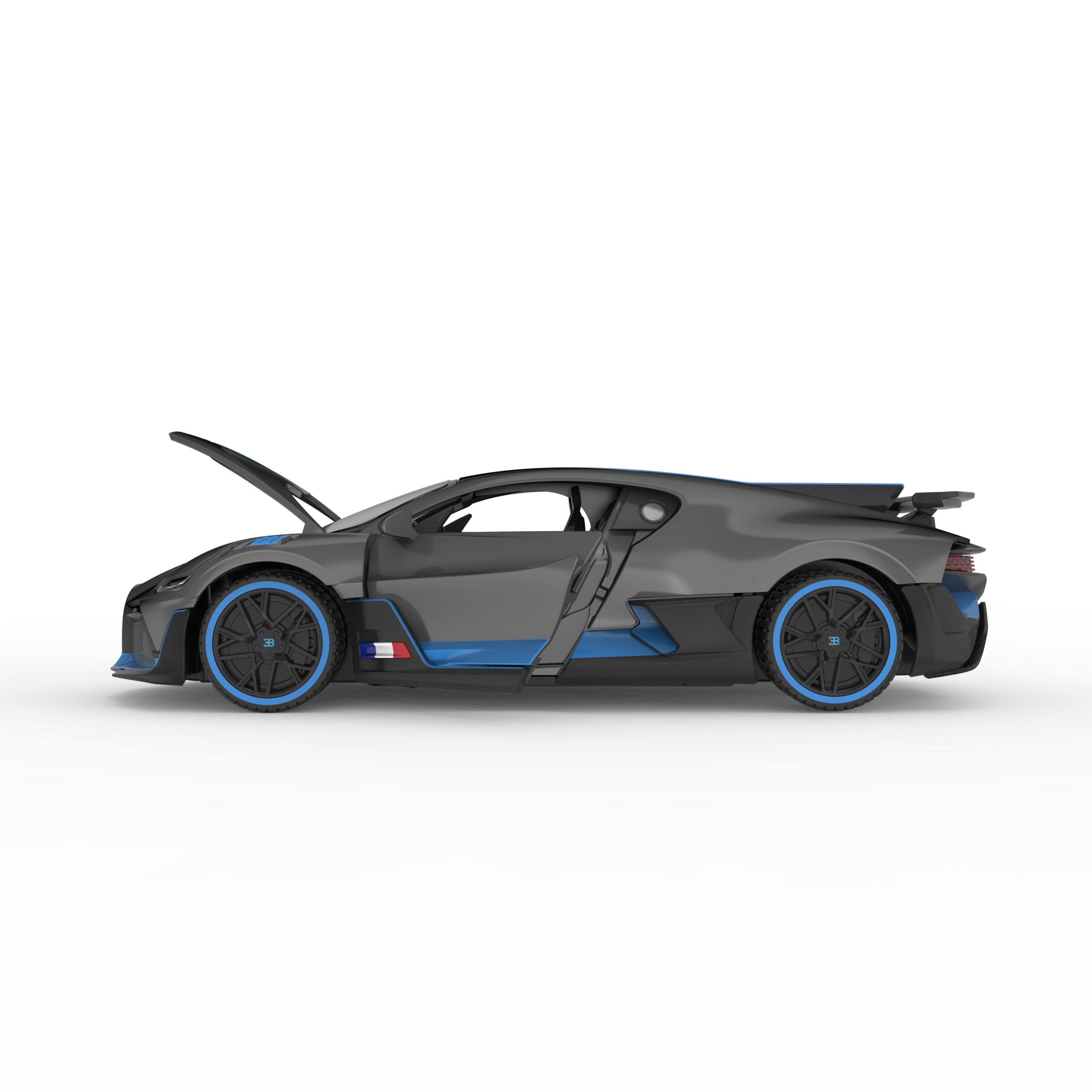 RASTAR Kovový Model Autíčka Bugatti DIVO 1:32, sivé