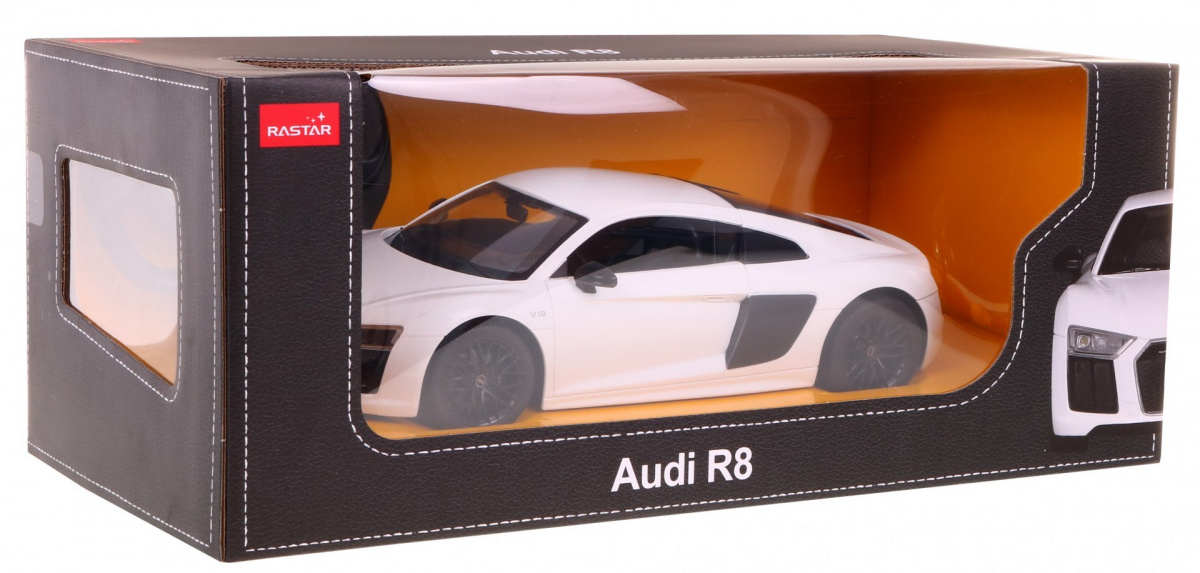 RASTAR RC Auto Audi R8 1:24 na diaľkové ovládanie, biele
