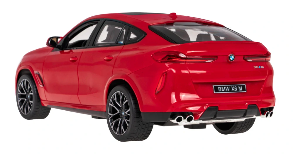 RASTAR RC Auto BMW X6 M 1:14 na diaľkové ovládanie + LED svetlá, červené