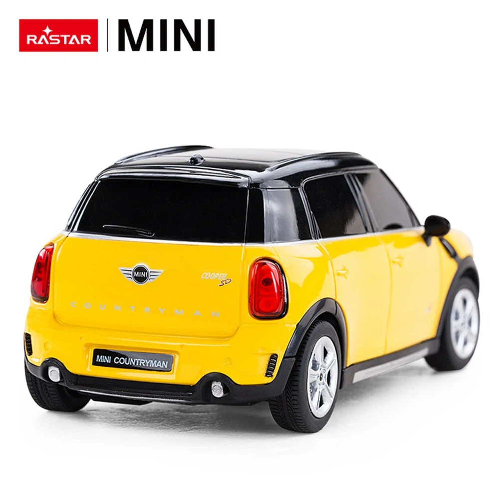Rastar RC Auto Mini Cooper Countryman na diaľkové ovládanie 1:24, žlté