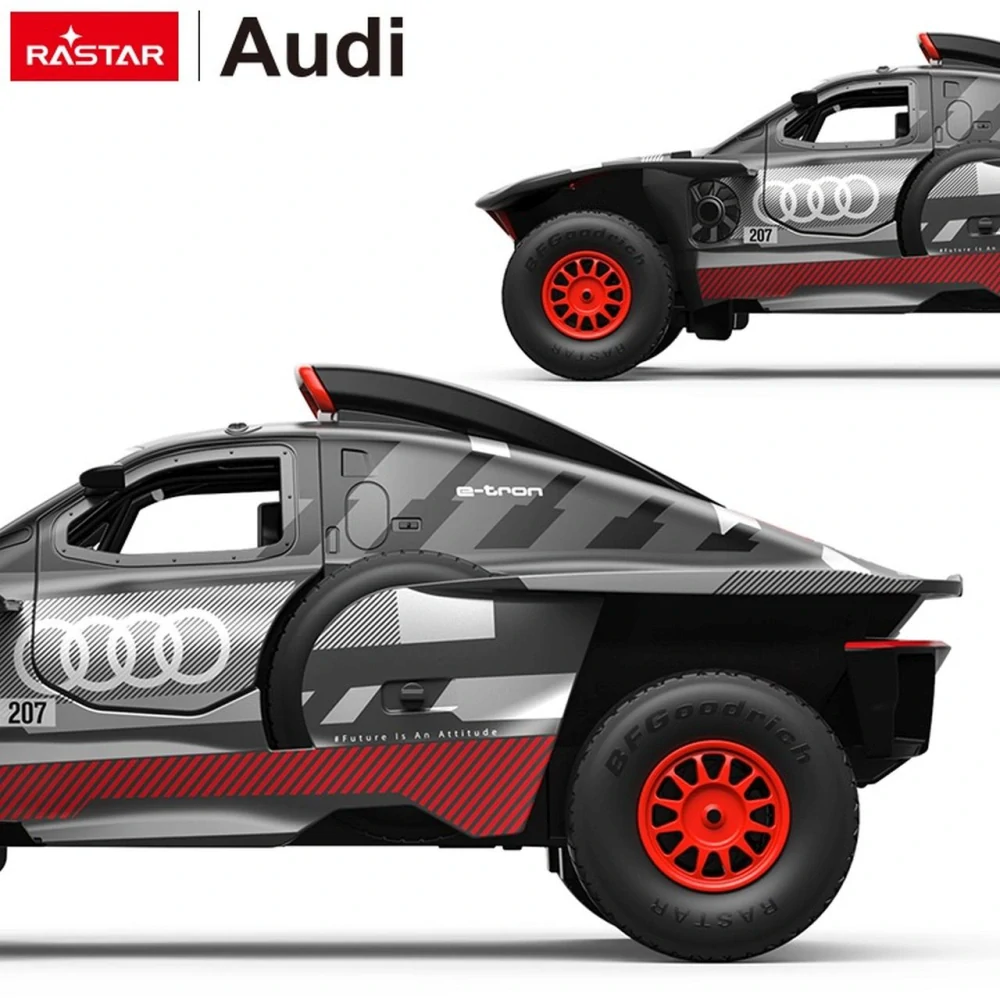 Rastar RC Auto AUDI RS Q E-tron na diaľkové ovládanie 1:14 + LED svetlá, čierne