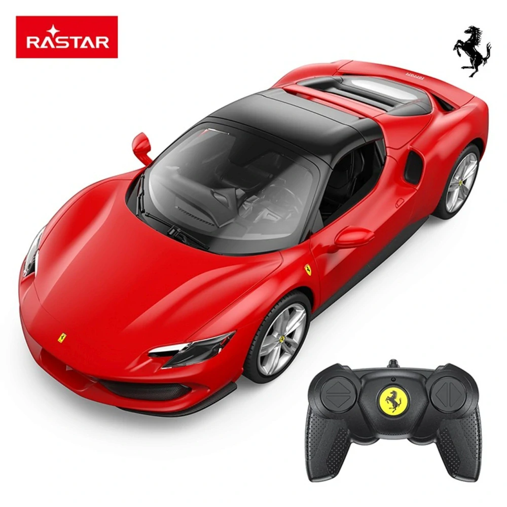 Rastar RC Auto Ferrari 296 GTS na diaľkové ovládanie 1:16 + LED svetlo, červené