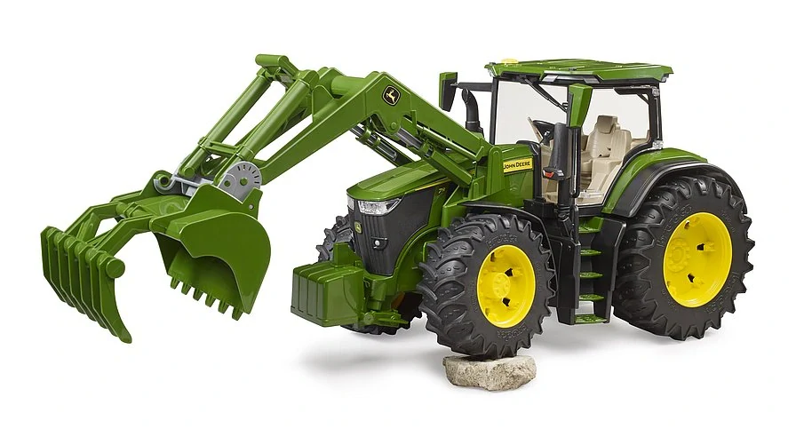 Bruder, Traktor John Deere 7R s čelným nakladačom, 1:16