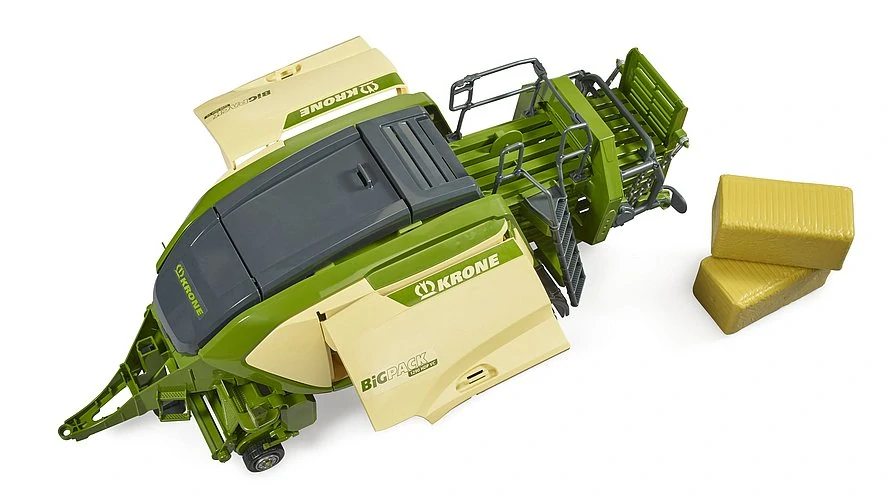 Bruder, baliaci lis Krone Big Pack 1290 HDP VC s 2 štvorcovými balíkmi, 1:16