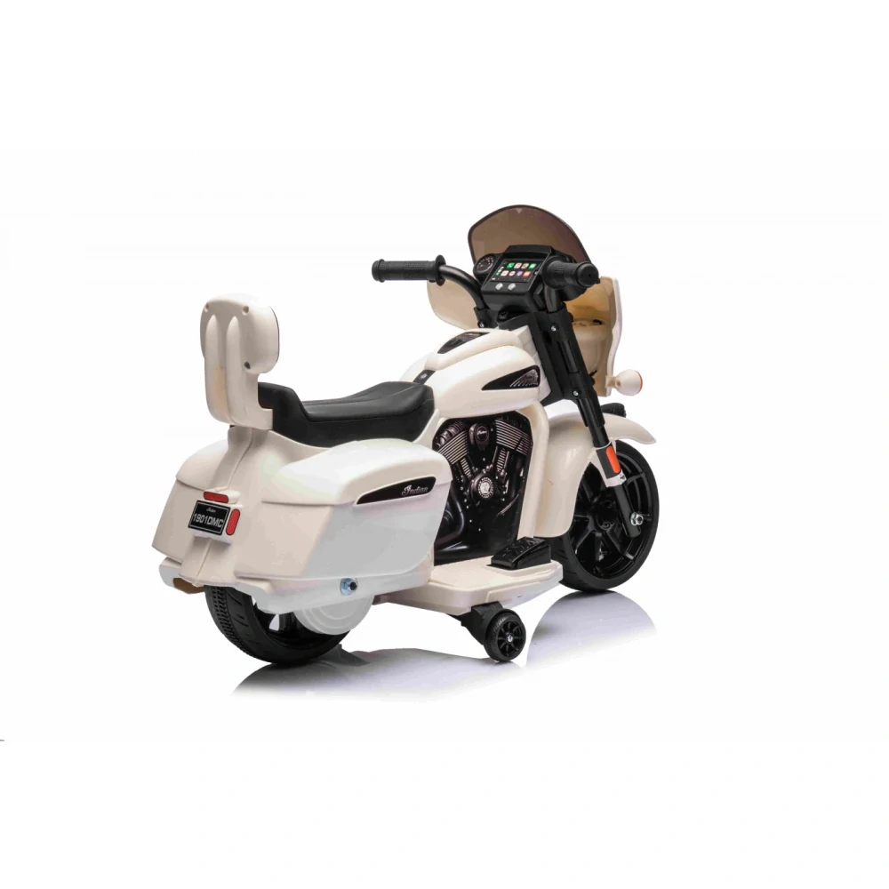 JOKO, Elektrická motorka Chopper INDIAN, biela