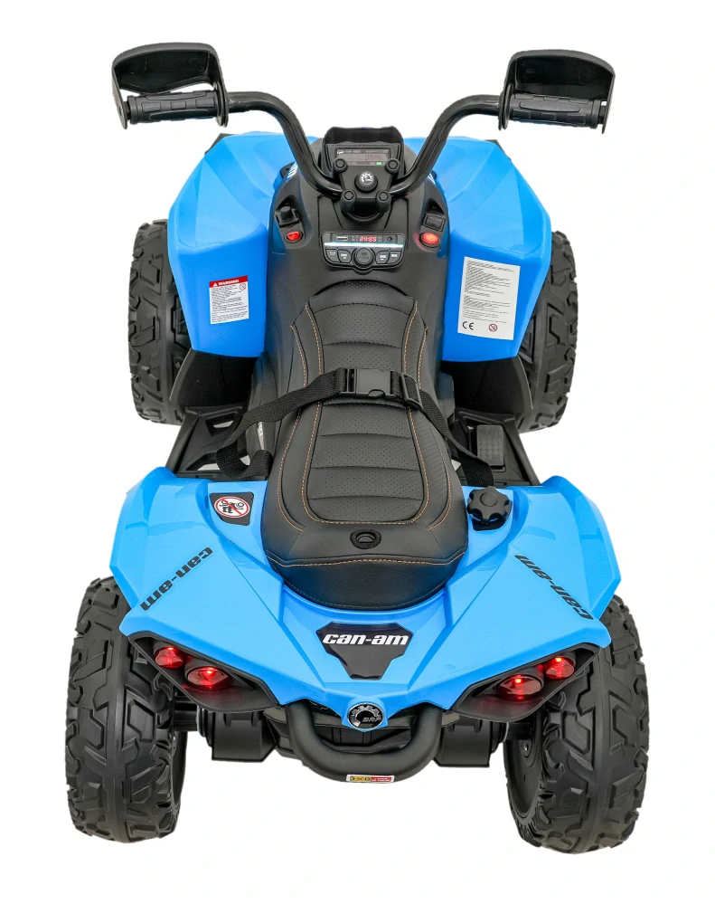 JOKO Elektrická Štvorkolka Maverick ATV 2x200W 24V, kožené sedadlo, penové kolesá, FM rádio, modrá