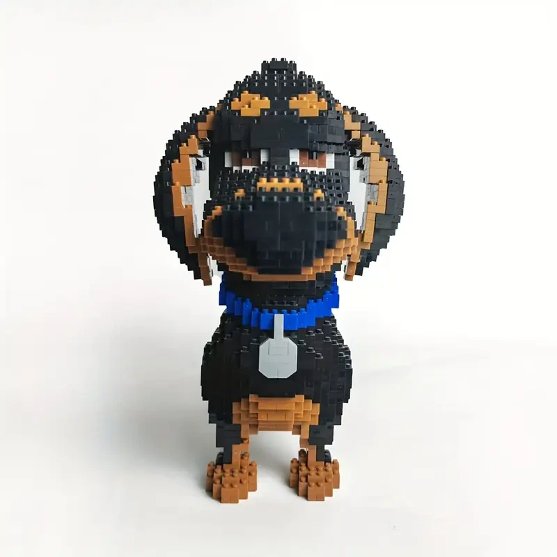 Doggy Technická Stavebnica 3D Pes Jazvečík 1930ks
