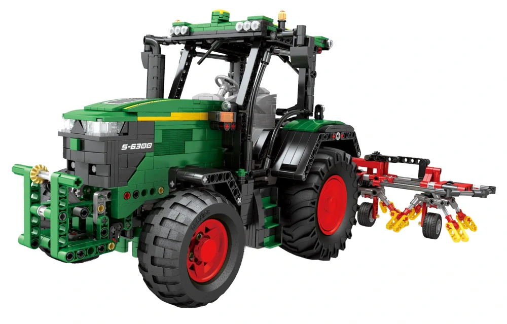 JOKO RC Stavebnica Traktor 1664ks na diaľkové ovládanie + 4 motori a LED svetlo