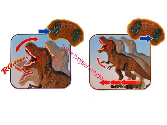 JOKO RC Dinosaurus T-REX na diaľkové ovládanie so zvukom