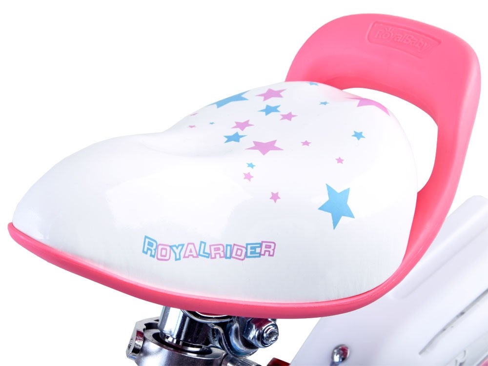 Royal Baby Detský bicykel 12" Retro STAR GIRL, nafukovacie kolesá, modrý