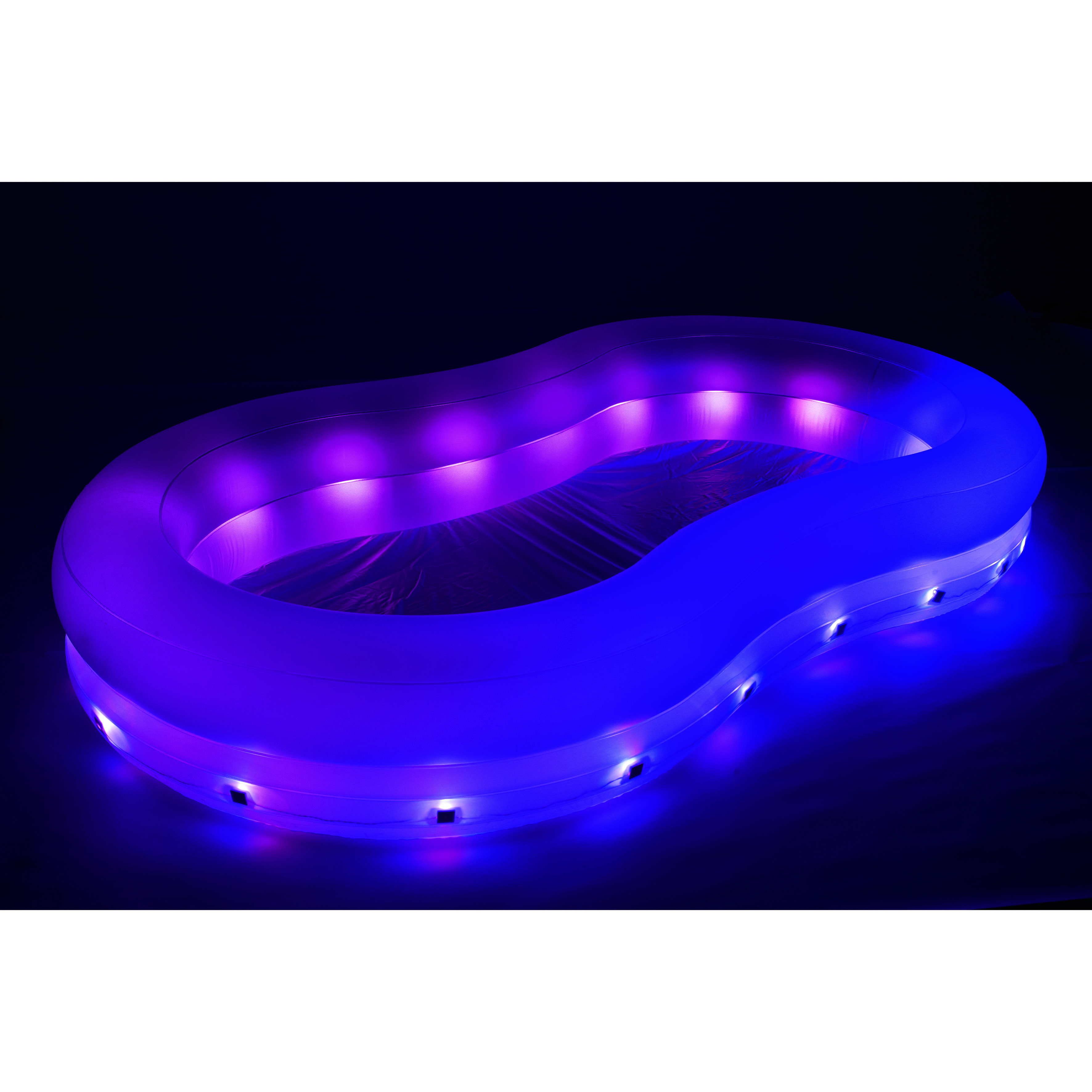 BESTWAY, Svietiaci bazén nafukovací Color Wave 280 cm 54135