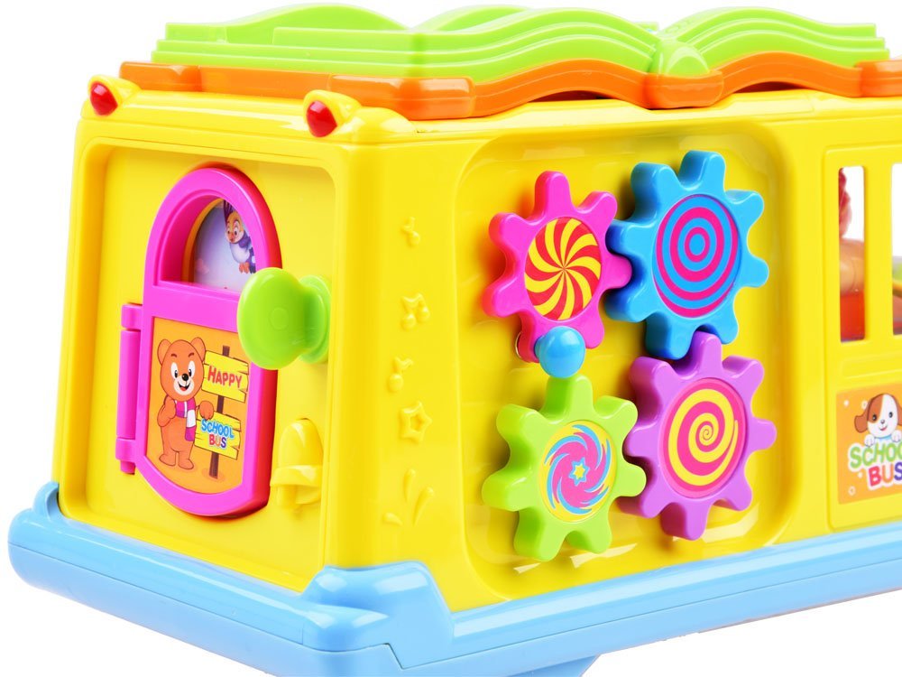 Huile Toys Interaktívny veselý autobus, žltý