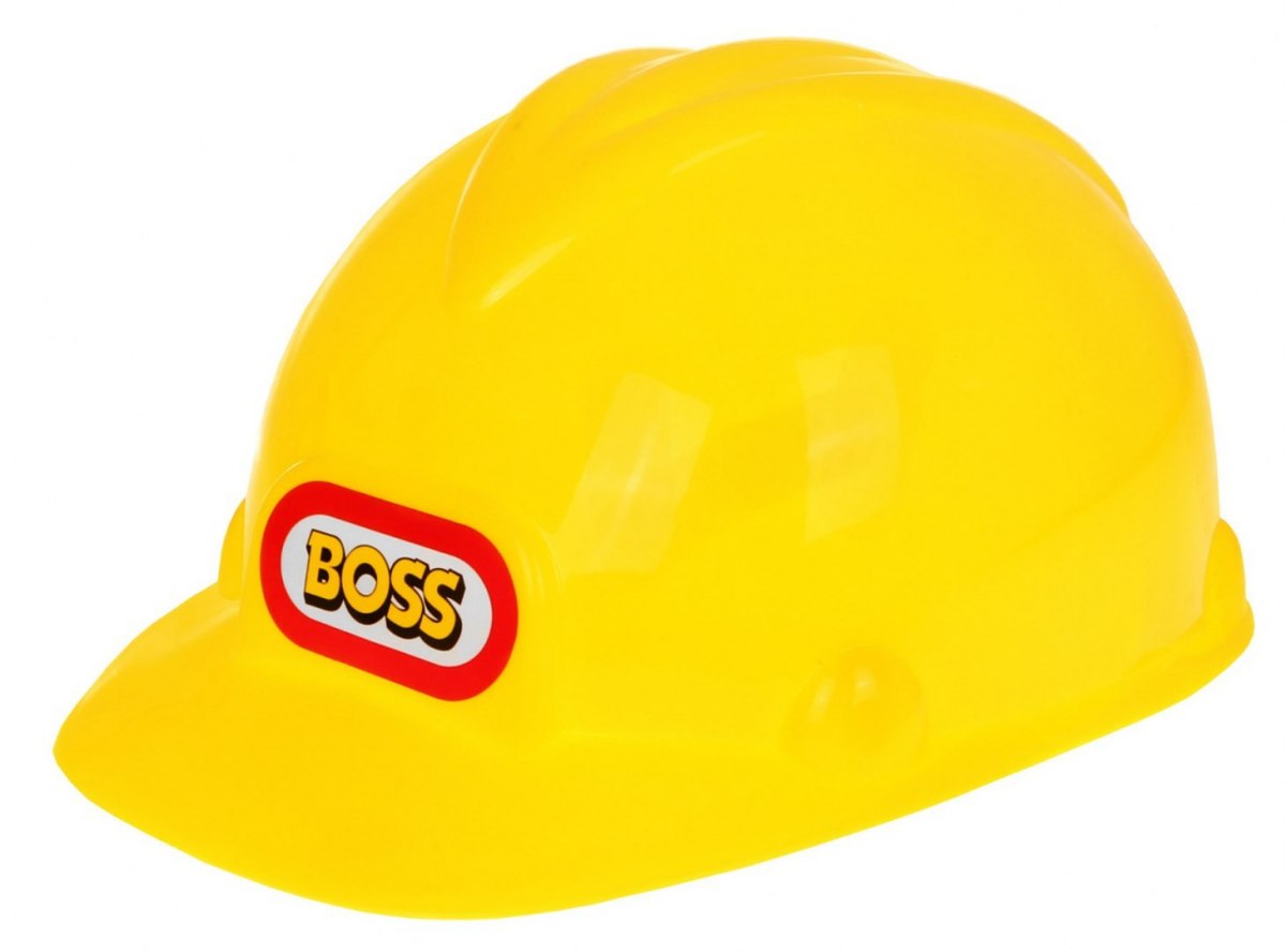 JOKO Detské odrážadlo bager Excavator s pohyblivým ramenom + nočník + prilba 3v1, žltý