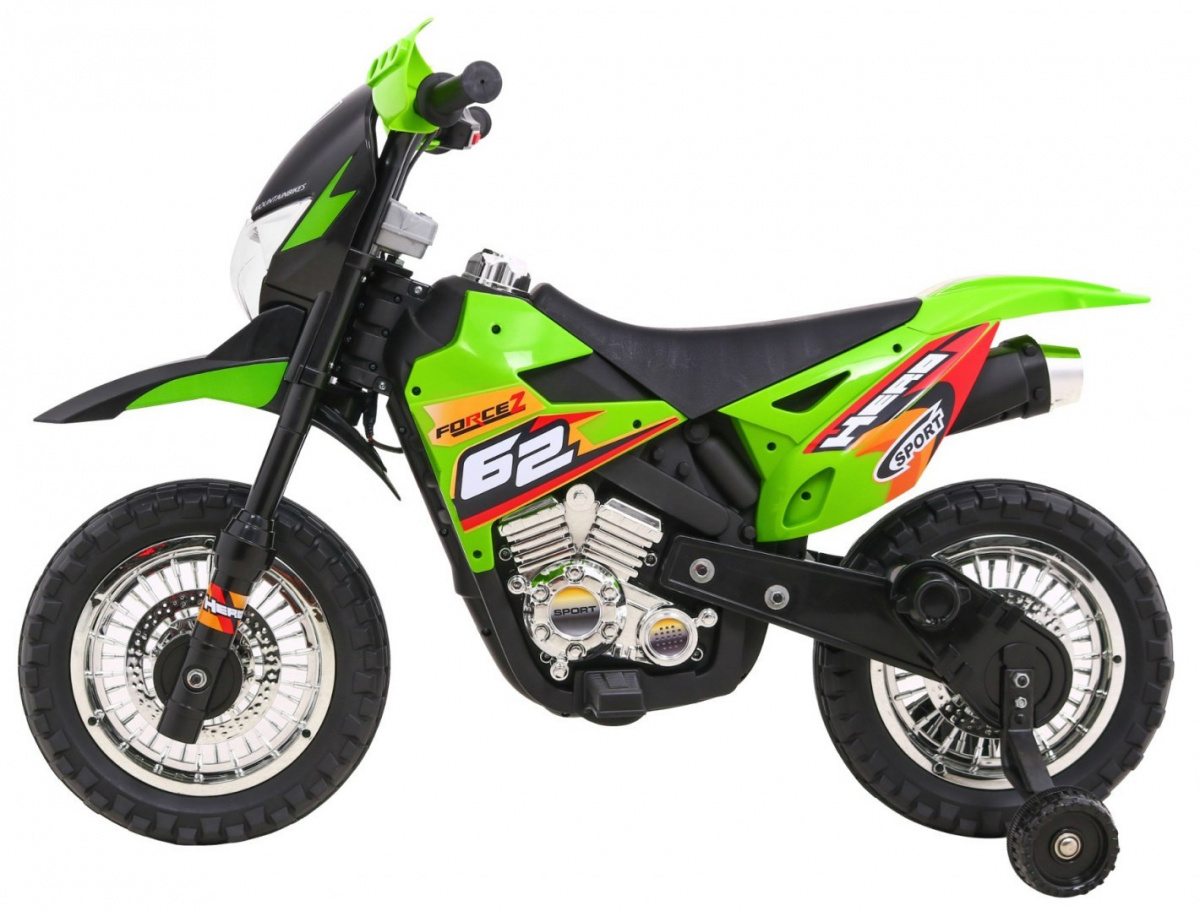 JOKO Elektrická motorka Crosska, zelená