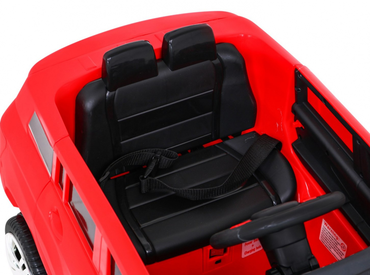 JOKO Elektrické autíčko QY618 City Rider, MP3 vstup, USB vstup, nastaviteľná Poloha Volantu, červené