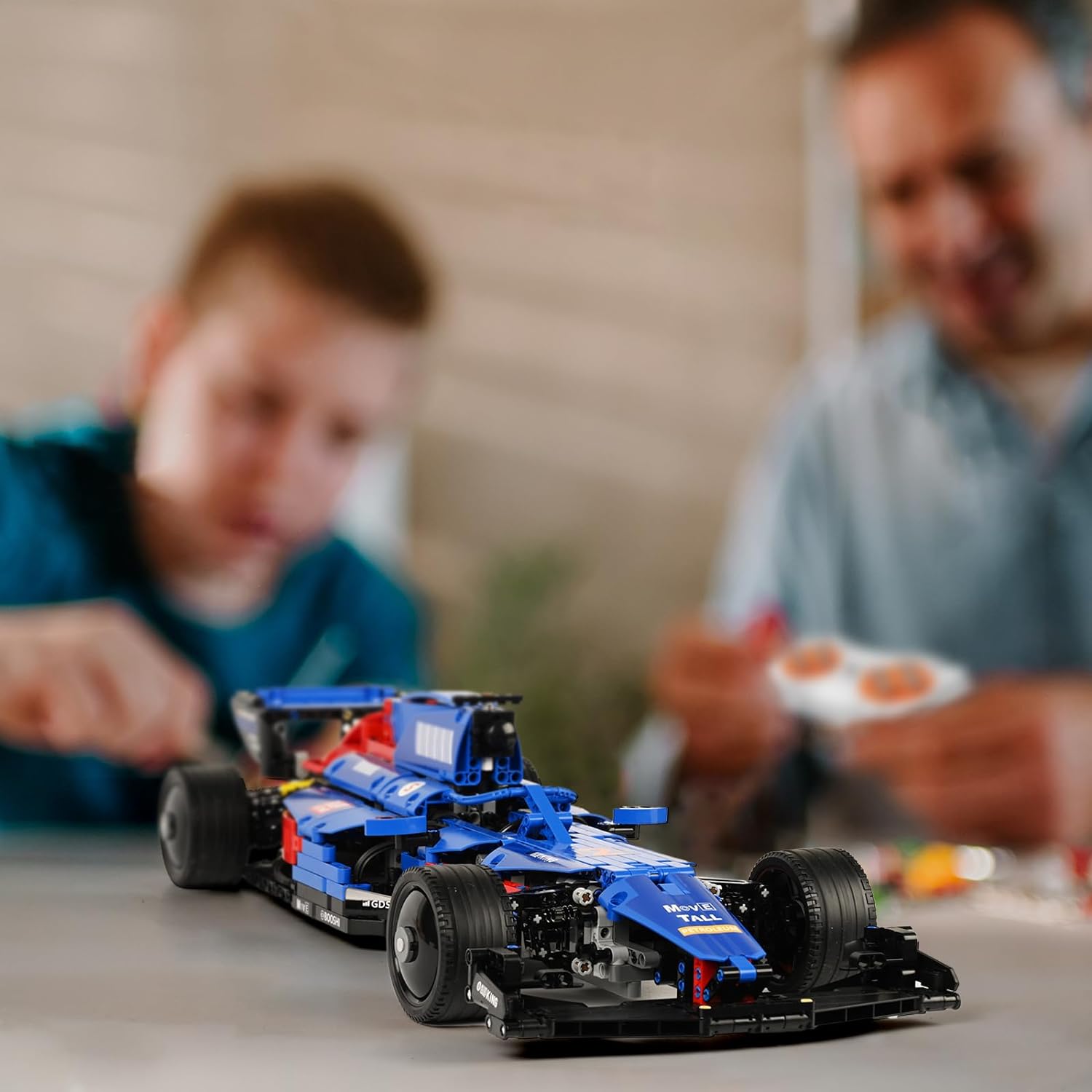 Mould King RC Technická Stavebnica Formula Bolid F1 1065ks na diaľkové ovládanie Dual Mode Control, modrá