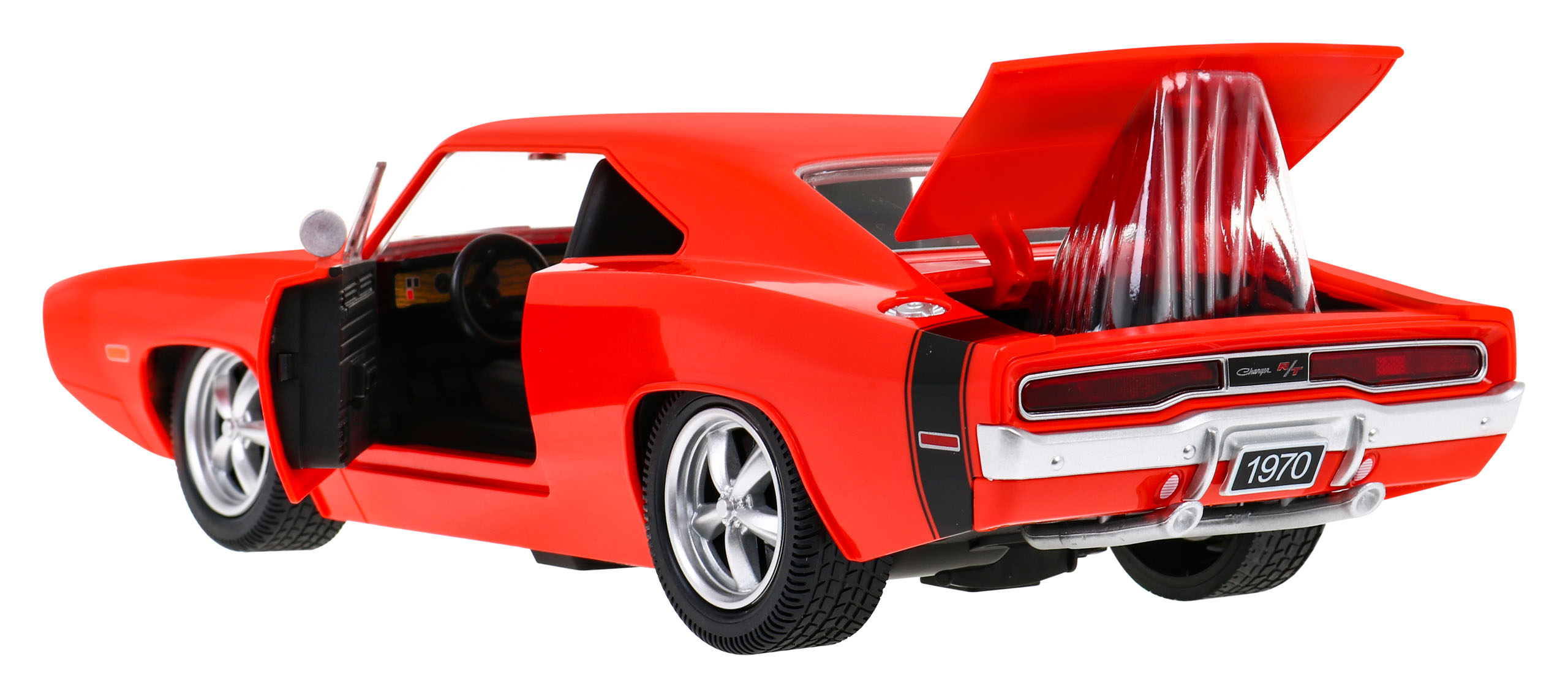 RASTAR RC Auto Dodge Charger R T 1:16 na diaľkové ovládanie s LED Svetlom a Zvukom, červené