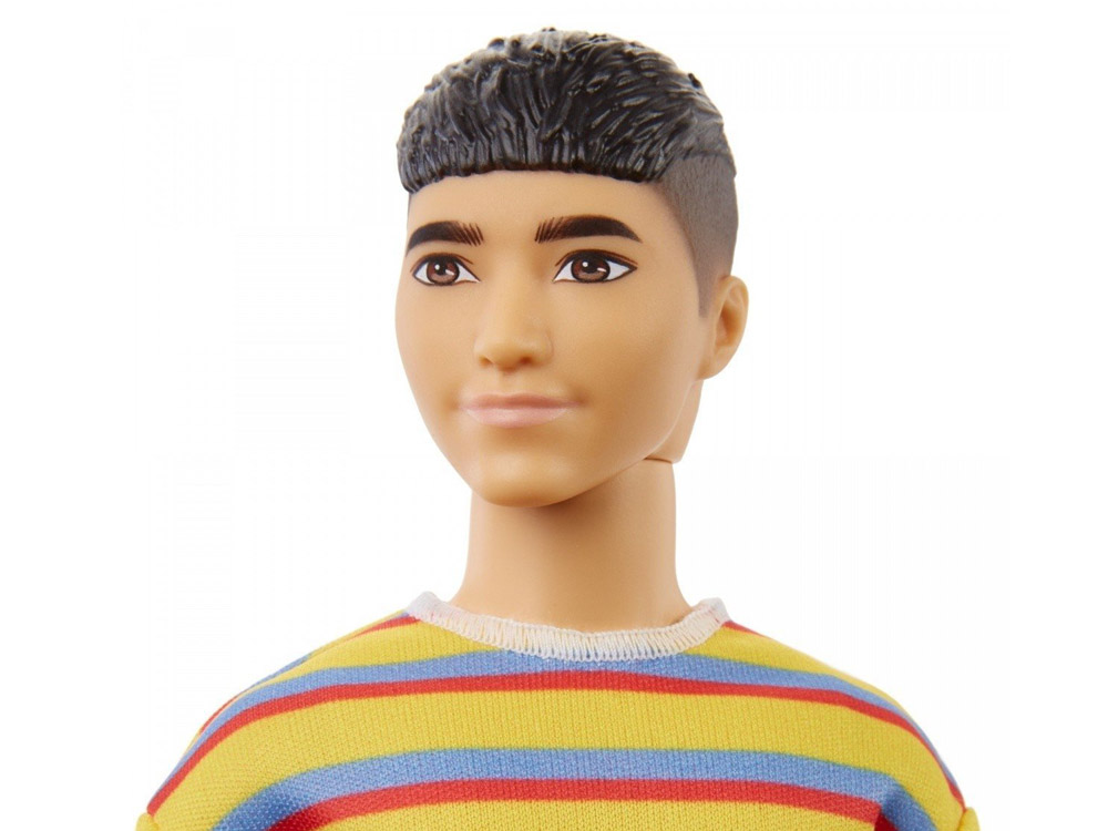 Mattel Barbie Model Ken 175 - Prúžkované tričko a kraťasy