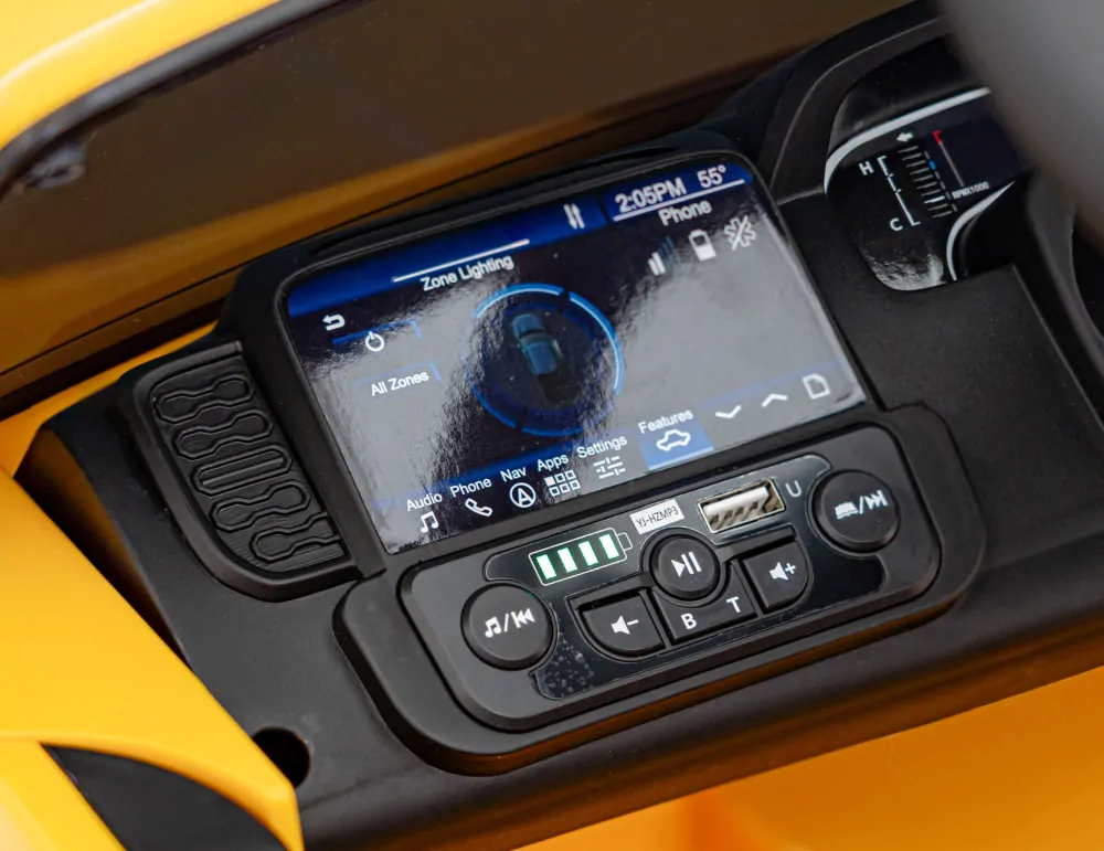 JOKO Elektrické Autíčko Ford Ranger LIFT, penové kolesá, kožené sedadlo, žlté