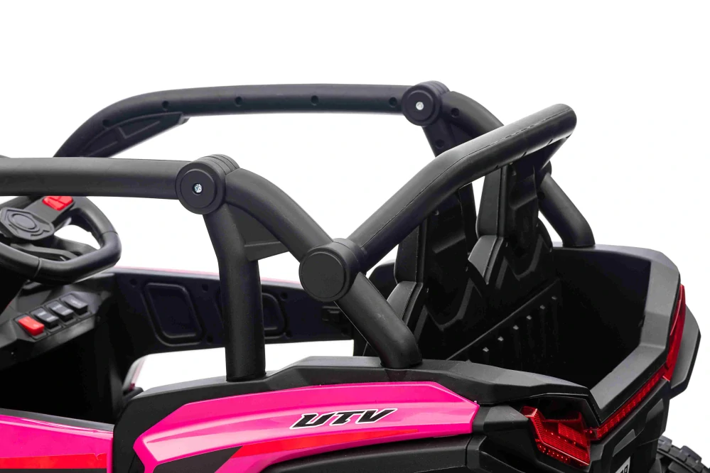 JOKO Elektrické Autíčko Buggy 4x4 KCK, penové kolesá, kožené sedadlo, 4x50W 24V, nosnosť 50kg, ružové