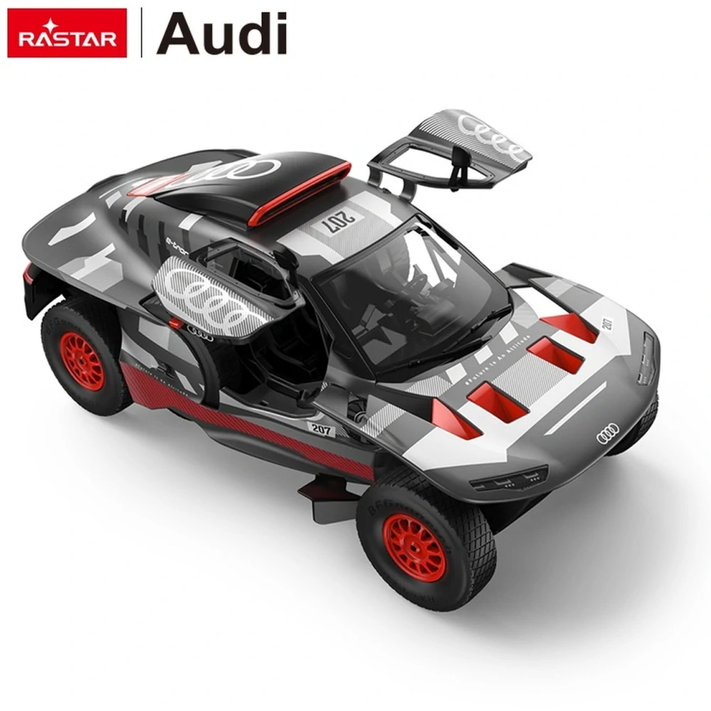 Rastar RC Auto AUDI RS Q E-tron na diaľkové ovládanie 1:14 + LED svetlá, čierne