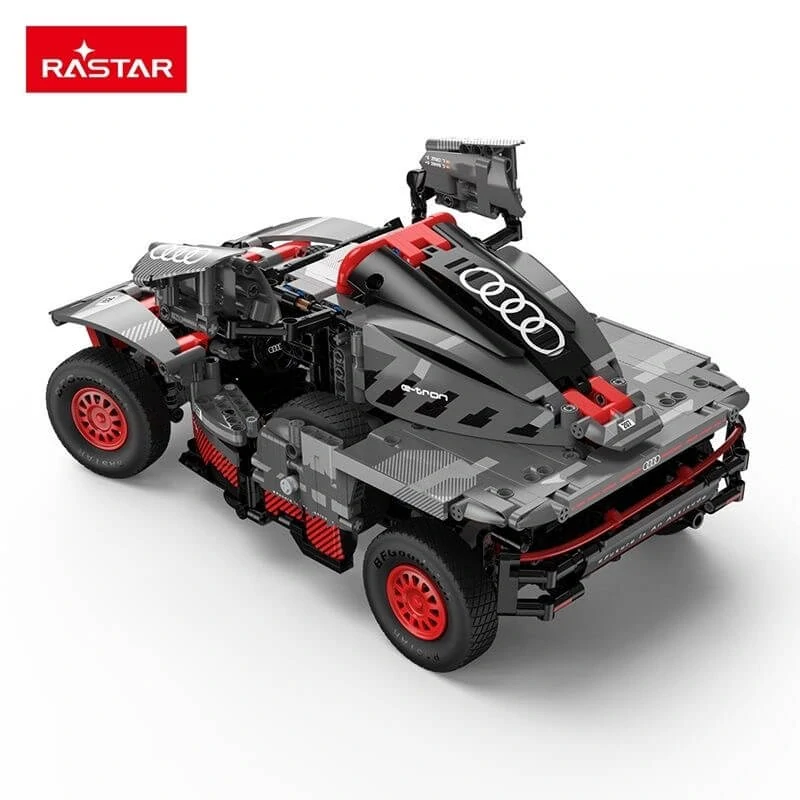 Rastar RC Stavebnica Auto Audi RS Q E-Tron 1:14 na diaľkové ovládanie 1046ks, sivé