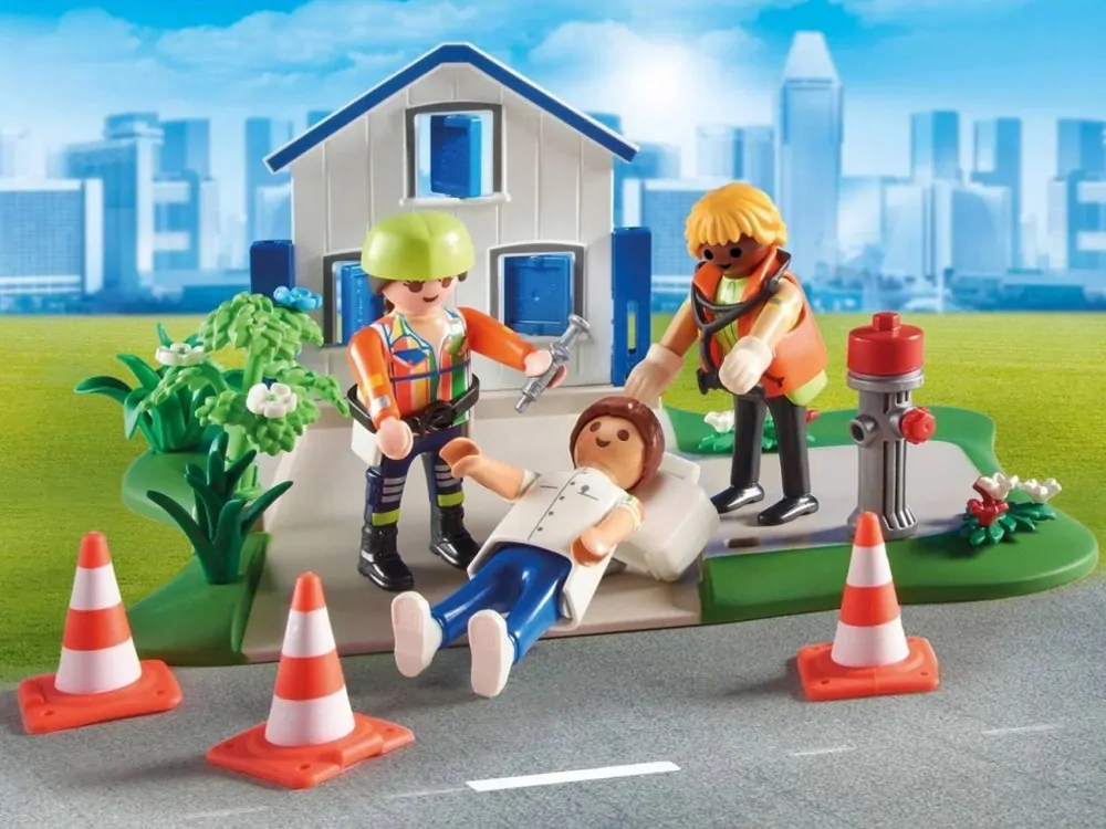 Playmobil My Figures 70980 Záchranné Akčné figúrky pre kocky 120ks