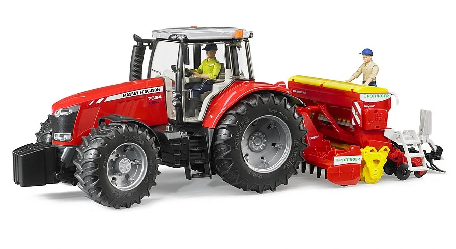 Bruder, Traktor Massey Ferguson 7600, 1:16