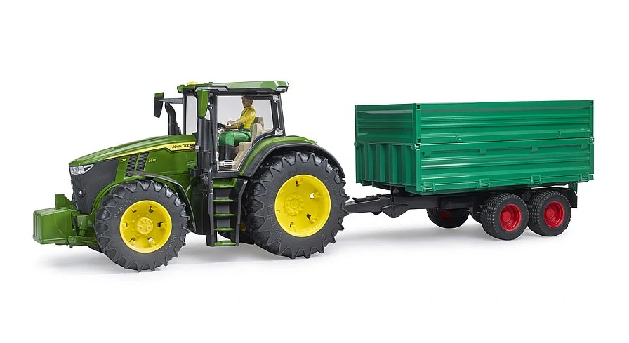 Bruder, Tandemový príves s nástrčnou bočnicou, 1:16