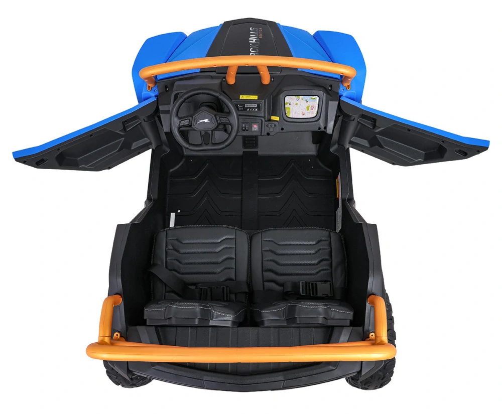 Arctic CAT Elektrické Autíčko Buggy WILDCAT XX 4x200W 24V, penové kolesá, Dvojmiestne kožené sedadlo, nosnosť 60kg, modré