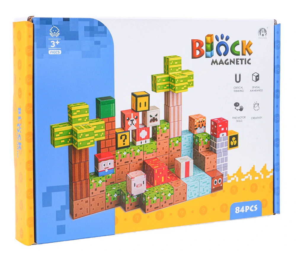 JOKO Sada Magentické Kocky 3D 84ks