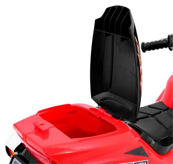 JOKO Elektrická motorka R1000 92cm + MP3 vstup, červená