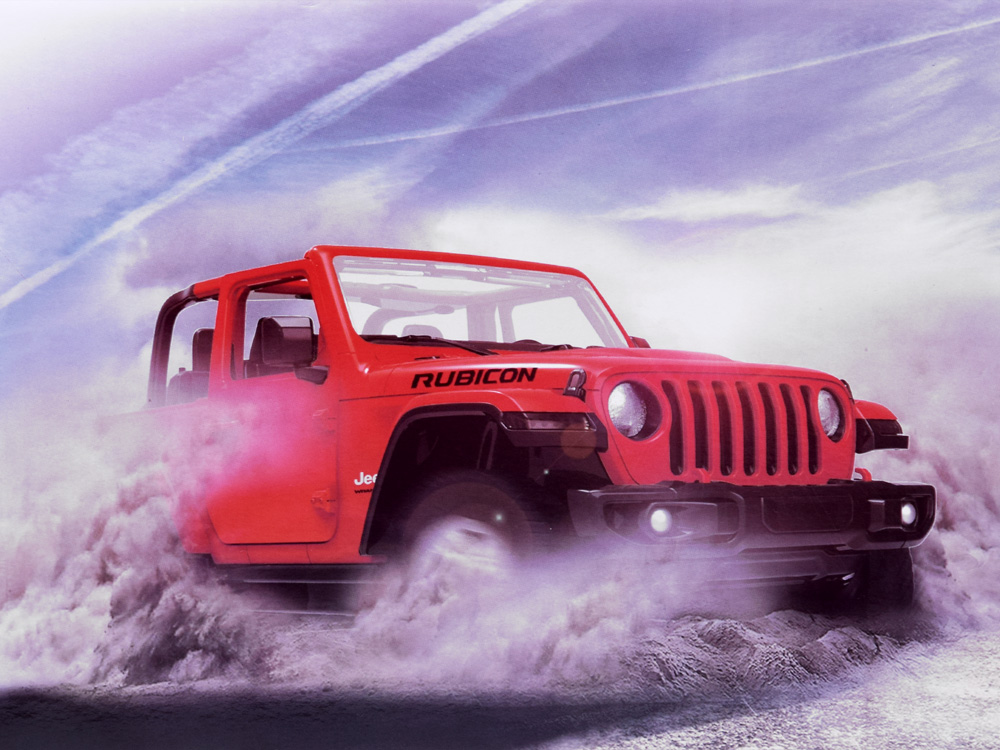 Rastar RC Auto Jeep Wrangler JL 1:14 na diaľkové ovládanie, červené