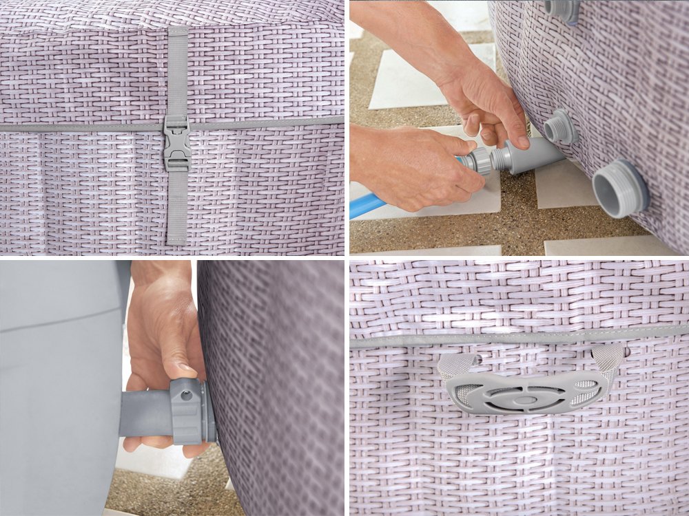 Bestway 60003 Vírivka Jacuzzi Lay-Z-Spa CANCUN pre 4 osoby 