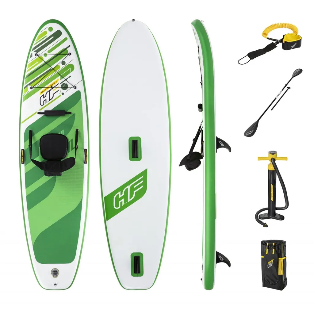 Bestway 65310 Nafukovacia Stand UP Doska Paddleboard SUP 2v1 FreeSoul TECH 349cm, zelená