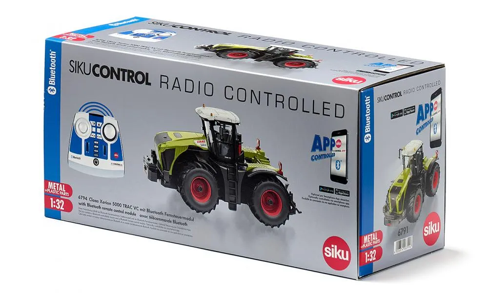 Siku Control RC Traktor Xerion 5000 TRAC VC s bluetooth ovládaním cez aplikáciu