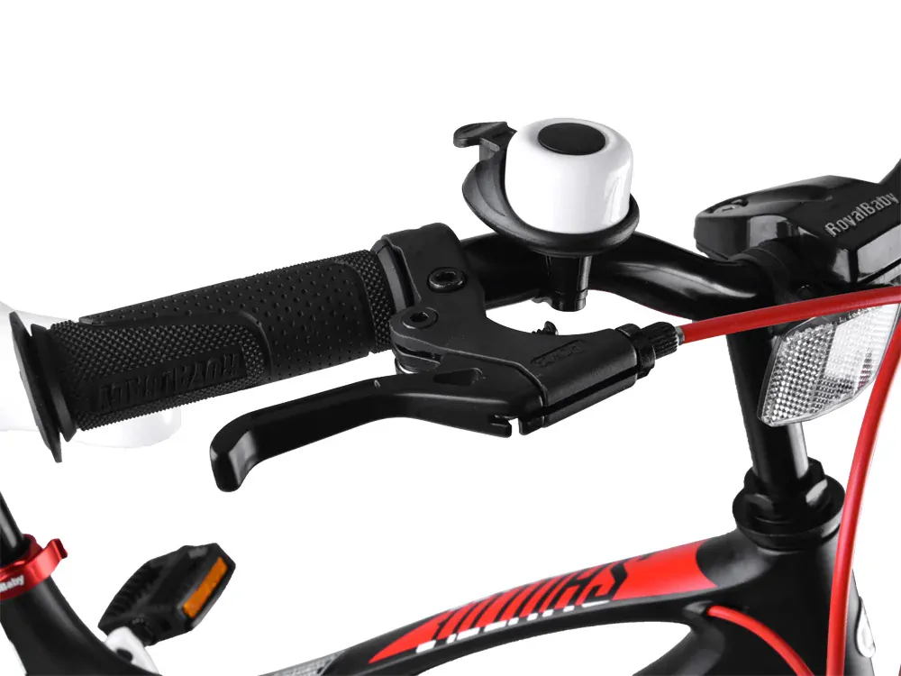 Royal Baby Detský bicykel SPACE SHUTTLE 18" s nafukovacími kolesami + pomocné kolieska, RB18-22, čierny