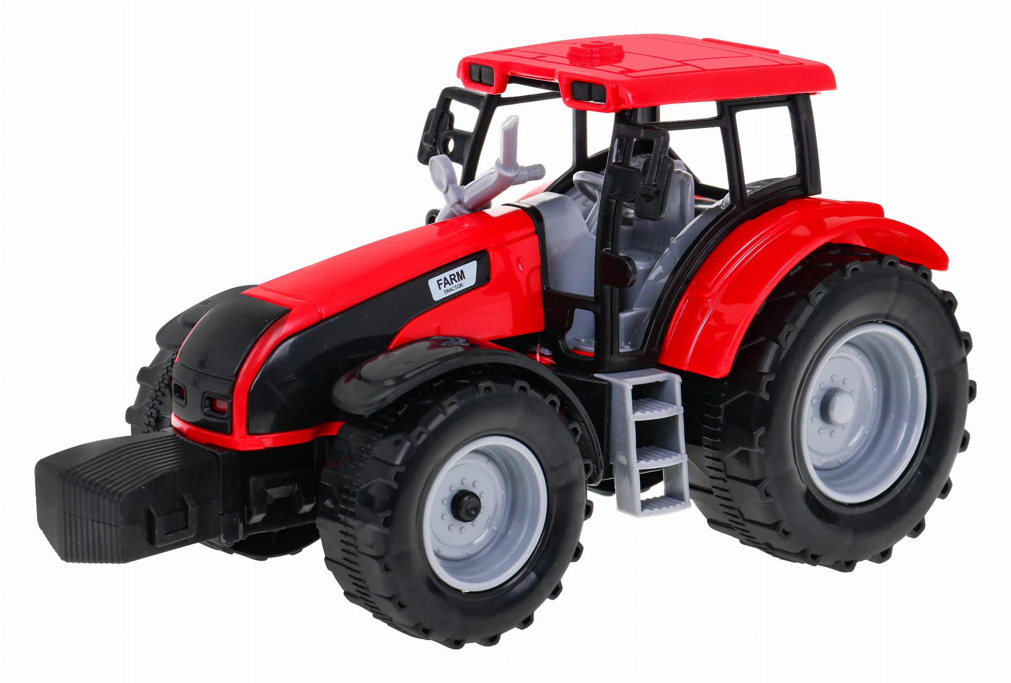 JOKO Traktor s vyklápacou vlečkou 44cm + hrabačka