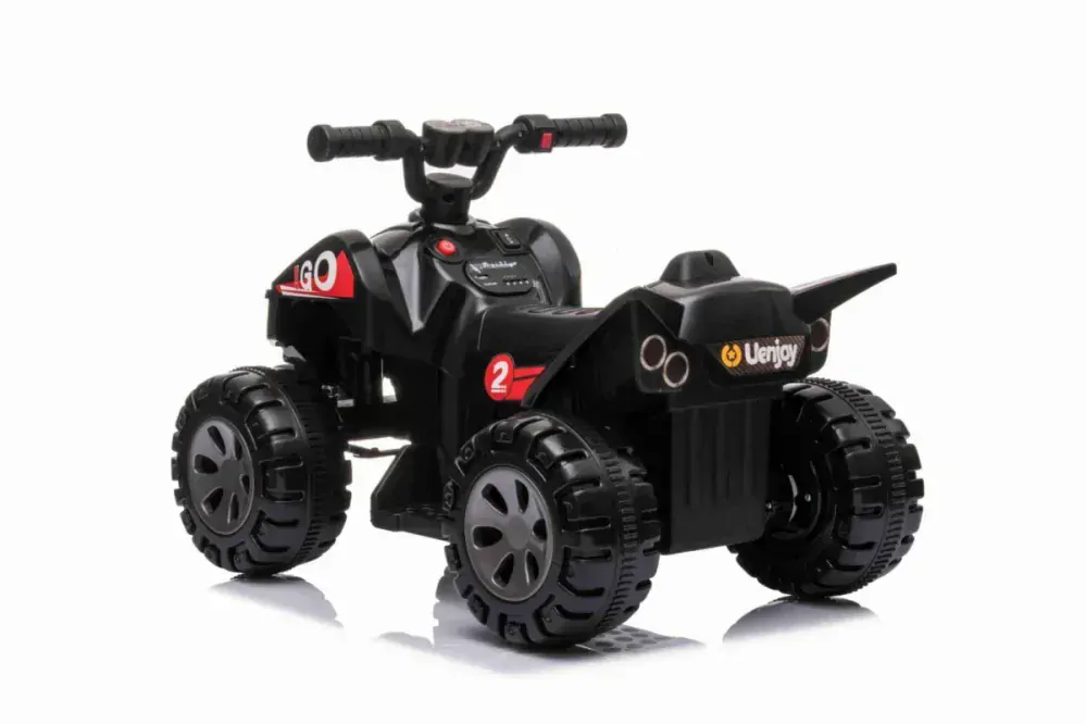 JOKO Elektrická štvorkolka THE FASTEST, čierna