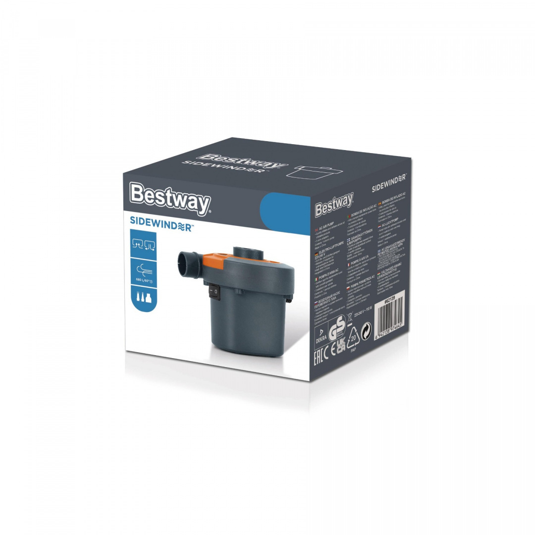 Bestway 62139 Elektrická pumpa s 3 nadstavcami