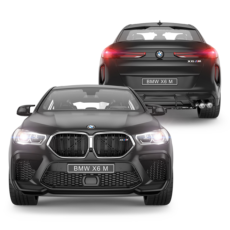 RASTAR RC Auto BMW X6 M 1:14 na diaľkové ovládanie + LED svetlá, čierne