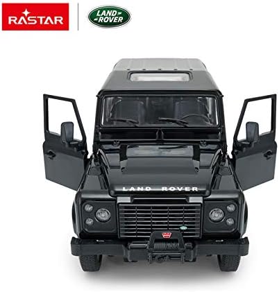Rastar RC Auto LAND ROVER Defender 1:14 na diaľkové ovládanie, čierne