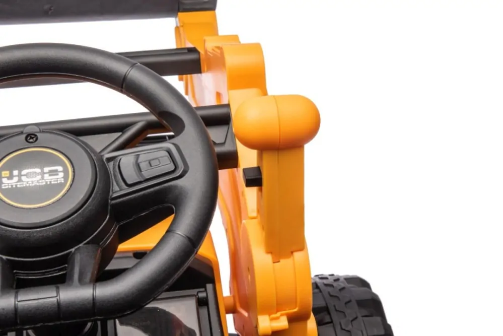 JOKO Elektrický Traktor JCB s naberačkou + diaľkové ovládanie 2,4Ghz, žltý